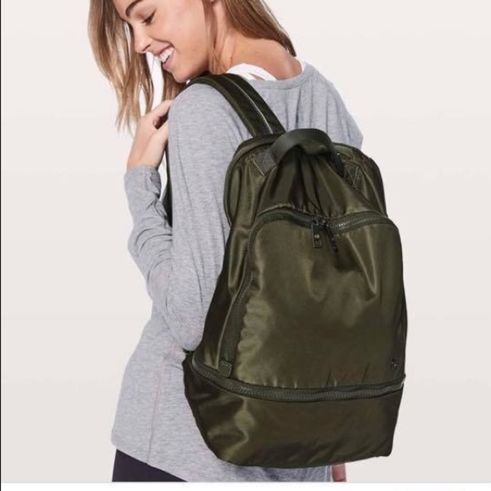 Lululemon green City Adventurer backpack